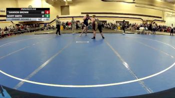 285 lbs Champ. Round 2 - Scott Smith, Adrian NCAA vs Dawson Brown, John Carroll University