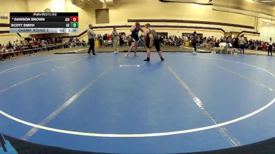 285 lbs Champ. Round 2 - Scott Smith, Adrian NCAA vs Dawson Brown, John Carroll University