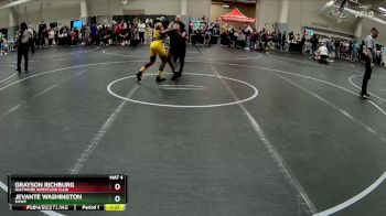 115 lbs Quarterfinal - Grayson Richburg, Baltimore Wrestling Club vs Jevante Washington, Smwp