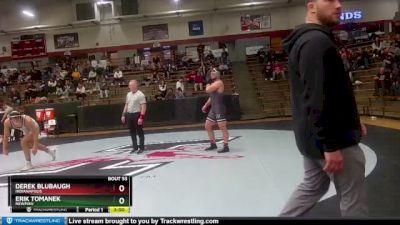 197 lbs Quarterfinal - Erik Tomanek, Newman vs Derek Blubaugh, Indianapolis