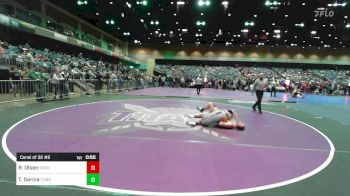 165 lbs Consi Of 32 #2 - Ryker Olson, Spanish Fork vs Tavier Garcia, Canyon View