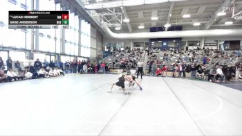120 lbs Cons. Round 4 - Lucas Herbert, Maple Mountain vs Gage Anderson, Wasatch
