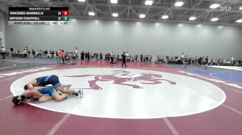 120 lbs Round Of 16 - Vincenzo Mannello, NY vs Bryson Chappell, SC