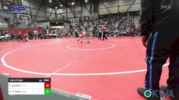 100 lbs Semifinal - Tristan Culton, Pitbull Wrestling Academy vs Arwen Frisby, Skiatook Youth Wrestling