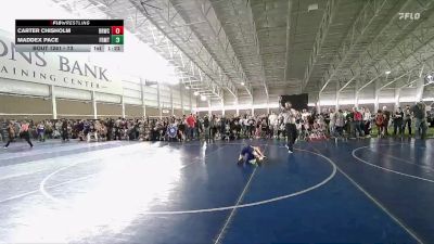 73 lbs Cons. Round 3 - Carter Chisholm, Bear River Wrestling Club vs Maddex Pace, Champions Wrestling Club