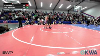 Rr Rnd 2 - Tytin Daniels, Hilldale Youth Wrestling Club vs Cael Pritchard, Bristow Elementary Wrestling Club