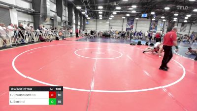 160 lbs Round Of 64 - Evan Roudebusch, Indiana Outlaws White vs Lucas Boe, TS Wrestling Prep