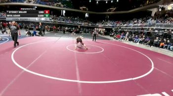 6A 138 lbs Cons. Round 1 - Sydney Miller, Katy Jordan vs Miya Adair, San Antonio Johnson