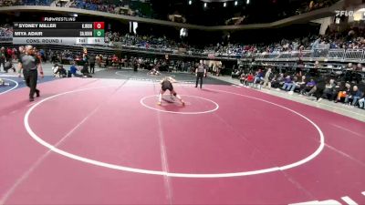 6A 138 lbs Cons. Round 1 - Sydney Miller, Katy Jordan vs Miya Adair, San Antonio Johnson