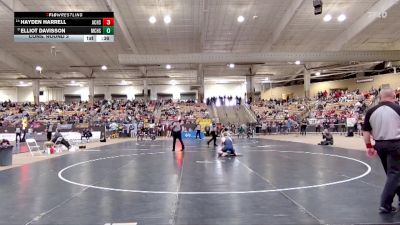 A 144 lbs Cons. Round 3 - Hayden Harrell, Anderson Co. High School vs Elliot Davisson, McMinn Central High School