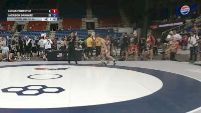 132 lbs Cons. Rd Of 64 - Lucas Forsythe, Illinois vs Jackson Dargatz, South Dakota