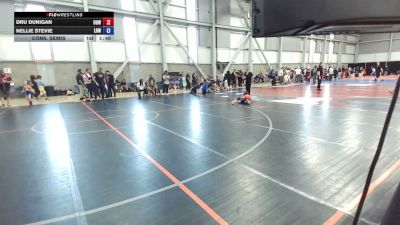 50.4-53.6 lbs Cons. Semis - Dru Dunigan, UP Outlaw WC vs Nellie Stevie, Lions Den Wrestling