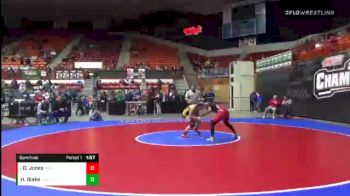 132 lbs Semifinal - Daijah Jones, Hoisington vs Hope Blake, Eskridge-Mission Valley