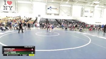 160 lbs Cons. Round 2 - Wyatt Tinker, Crown City Wrestling Club vs Nathan Cali, Club Not Listed