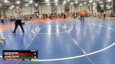 115 lbs Rd# 2 10:30am Friday - Carter Kinard, Rebellion vs Jethro Holiday, Rough House