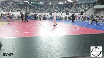 87 lbs Consi Of 8 #2 - Elijah Ward, Tulsa Union vs KAYCEN LILLICH, Jay Junior High