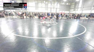 U17 Women - 46 lbs Champ. Round 2 - Madison Nieuwenhuis, MI vs Alexa Herrera, CA