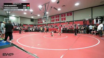106 lbs Consi Of 16 #2 - Caleb Bosworth, Kiefer High School vs Thomas Stemmons, Kiefer High School