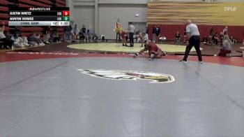 184 lbs Cons. Semi - Justin Wirtz, Coe vs Austin Gomez, Coe