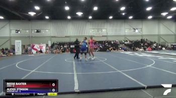 225 lbs Semis & 3rd Wb (16 Team) - Reese Baxter, Iowa vs Alexis Stinson, Missouri Ice