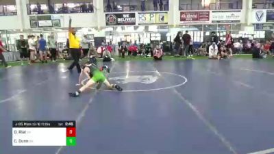 J-85 Mats 13-16 11:15am lbs Consi Of 16 #2 - Oliver Rial, OH vs Cael Dunn, OH