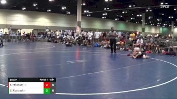 120 lbs Round 2 (16 Team) - Corbin Fjalstad, PAL Tropics vs Fredrick Mitchum, Miami SouthRidge