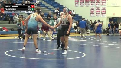 JV-39 lbs Round 3 - Wyatt Wolter, Williamsburg vs David Jones, Benton Community