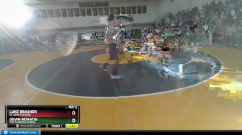 113 lbs Champ. Round 1 - Luke Brasher, St. John`s School vs Devin Rohatgi, The Oakridge School