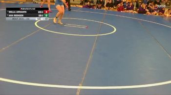 130 lbs 1st Place Match - Bella Arrants, Grand Island vs Ava Rediger, Seward