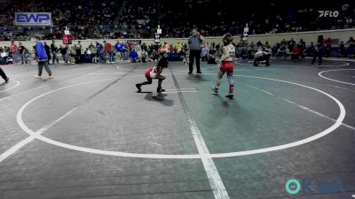 60 lbs Quarterfinal - Clay Blankenship, Mustang Bronco Wrestling Club vs Cairo Anderson, Icefighter U