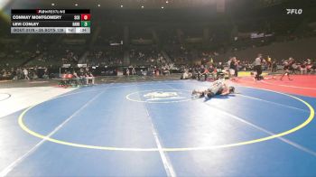 3A Boys 138 lbs Cons. Round 3 - Levi Conley, Harrisburg Boys vs Conway Montgomery, Santiam Christian Boys