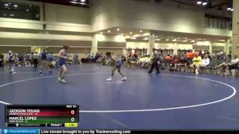 126 lbs Round 5 (8 Team) - Marcel Lopez, Iowa Black vs Jackson Young, Garden State Elite