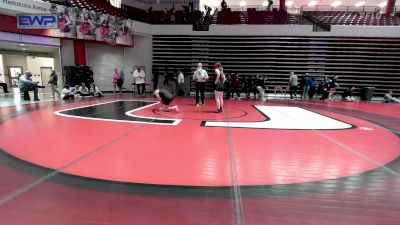 130 lbs Final - Mayah Davidson, Verdigris vs Peyton Reaves, Perry Girls Wrestling Club