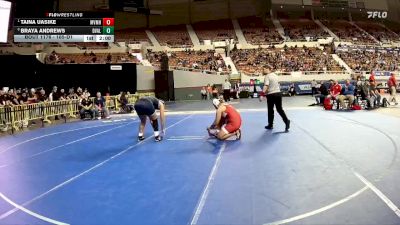 185-D1 Quarterfinal - Taina Uasike, Mountain View (Mesa) High School vs Braya Andrews, Deer Valley