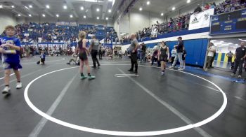 88 lbs Rr Rnd 5 - Devyn Vincent, Lions Wrestling Academy vs Hattie Foust, Tuttle Wrestling