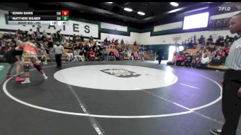 285 lbs 3rd Place Match - Matthew Milner, San Luis Obispo vs Edwin Davis, Central