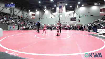 43-46 lbs Rr Rnd 1 - Maverick Schadegg, Skiatook Youth Wrestling vs Jameson Kennedy, Cowboy Wrestling Club