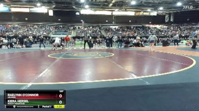 107 lbs Quarterfinal - Kiera Hersel, Rocky Mountain vs Raelynn O`connor, Salmon