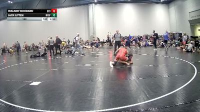 160 lbs Round 3 (8 Team) - Walker Woodard, Backyard Brawlers vs Jack Litten, MF Dynasty