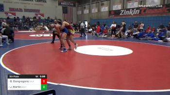 195 lbs 5th Place - Donivan Giangregorio, Calaveras High vs Jadon Martin, Buchanan