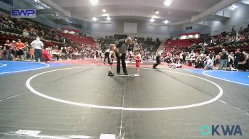 45 lbs Quarterfinal - Colton Contreras, R.A.W. vs Jax Miller, Broken Arrow Wrestling Club