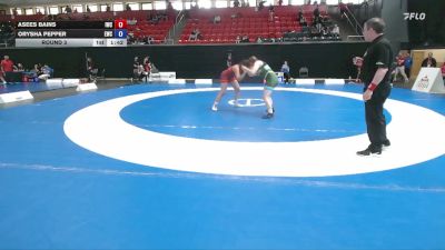 73kg Round 3 - Asees Bains, Independent Wrestling Club vs Orysha Pepper, Edmonton Wrestling Club