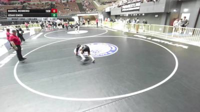 138 lbs Champ. Rd Of 16 - Iziah Enos vs Daniel Romero, Tokay High School Wrestling