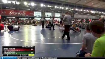 100 lbs Placement Matches (16 Team) - Karl Schutz, Full Throttle Wrestling vs Noah Krauss, Stronghold - Gold