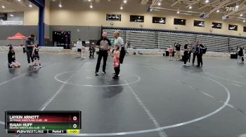 44-48 lbs Round 5 - Laykin Arnott, Seymour Wrestling Club vs Isaiah Huff, Reaper Wrestling Club