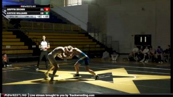 165 lbs Griffin Brown, STILLWATER vs Justice Williams, Liberty Missouri