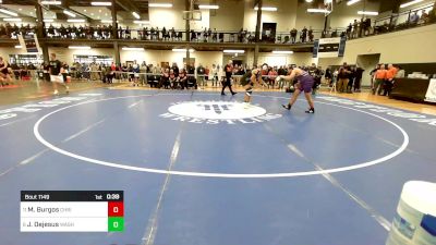 215 lbs Consi Of 8 #2 - Marcus Burgos, Christian Brothers Academy vs Jacob Dejesus, Washingtonville