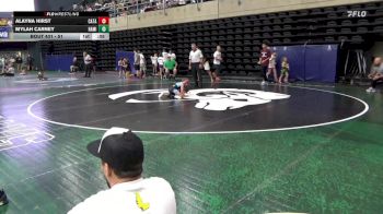 51 lbs 5th Place - Alayna Hirst, Catasaqua vs Mylah Carney, Hamilton