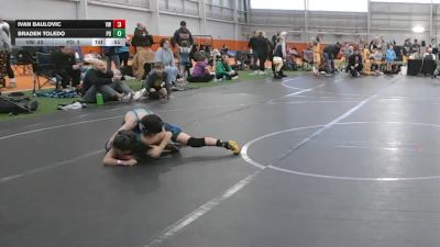 60 lbs Quarterfinals (8 Team) - Ivan Baulovic, Valor Wrestling vs Braden Toledo, Potentially Dangerous