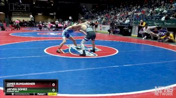 3A-150 lbs Quarterfinal - Jayven Gomez, Monroe Area vs James Bumgardner, Bremen